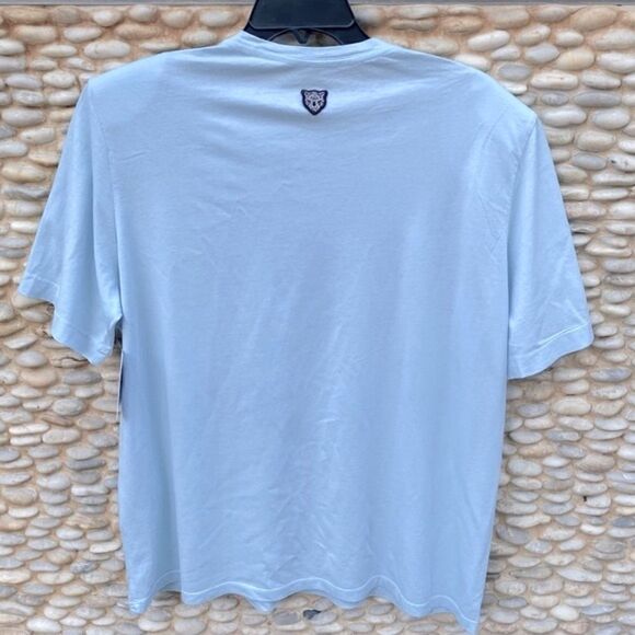 NWT NEW Lita by Ciara Blue Boxy T-shirt w/Removable Shoulder Pads. Large Revolve - Picture 6 of 11